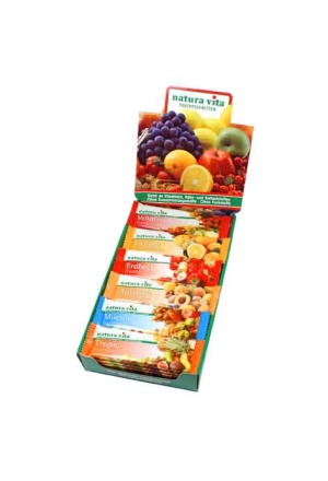 Tranches aux fruits NATURAVITA Wi/Apri/Ap/Or/Er 36 pièces