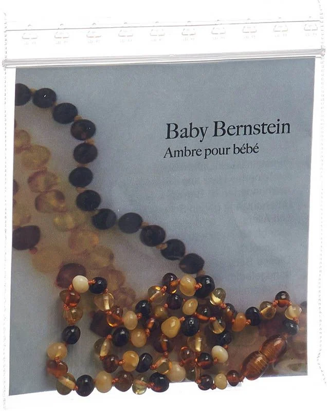 SELENAS Collier d'ambre pour bébé 32-34cm multicolore abger.