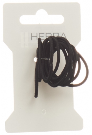 Herba attache-cheveux 3cm noir 12 pièces