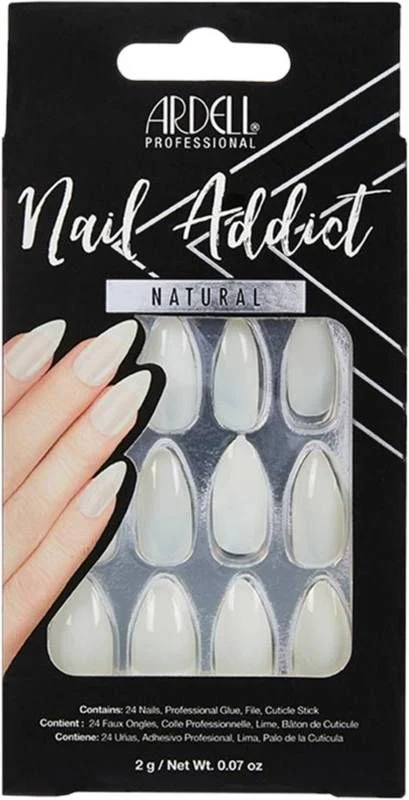 ARDELL Nail Addict Natural Stiletto 28 pièces
