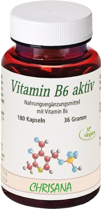 CHRISANA Vitamine B6 active gélules 180 pièces CHRISANA Vitamine B6 active gélules 180 pièces