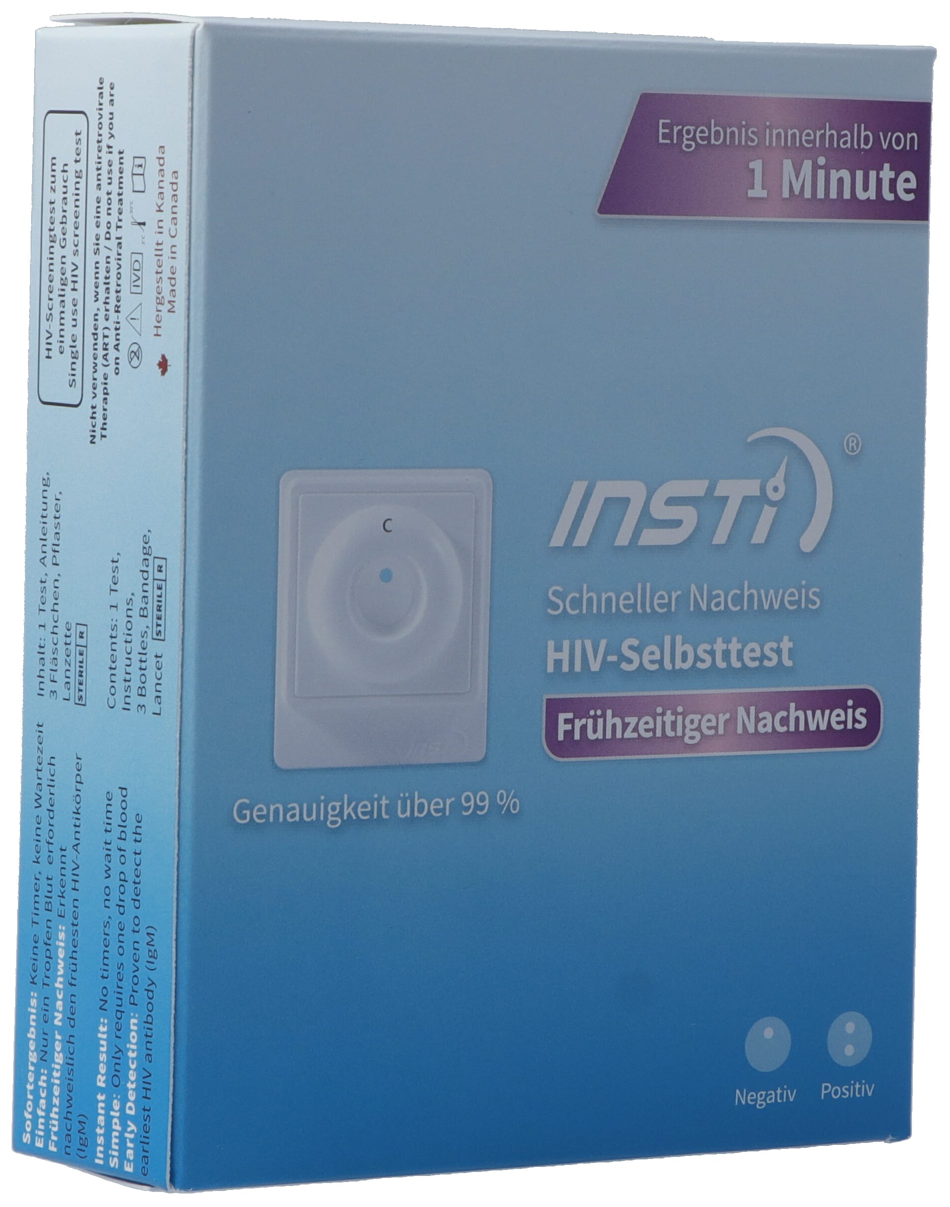 Autotest INSTI HIV, lot de 2