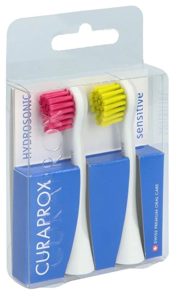 Curaprox Hydrosonic brossettes de rechange rouge-vert 1 paire