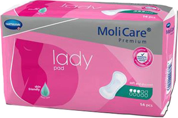 MoliCare Lady Pad 3 gouttes 14 pièces