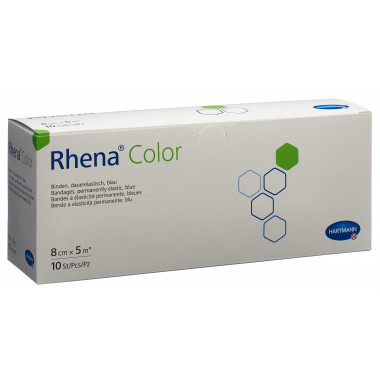 Rhena Color Bandes élastiques 8cmx5m bleu ouvert 10 pièces