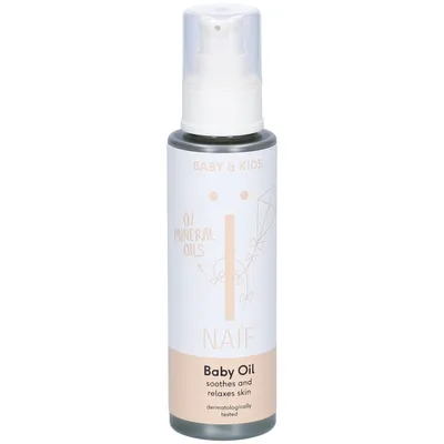 Huile pour bébé apaisante Naïf, flacon de 100 ml