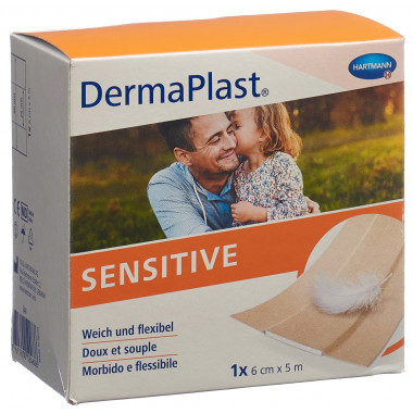Dermaplast Sensitive pansement rapide 6cmx5m couleur chair rouleau Dermaplast Sensitive pansement rapide 6cmx5m couleur chair rouleau