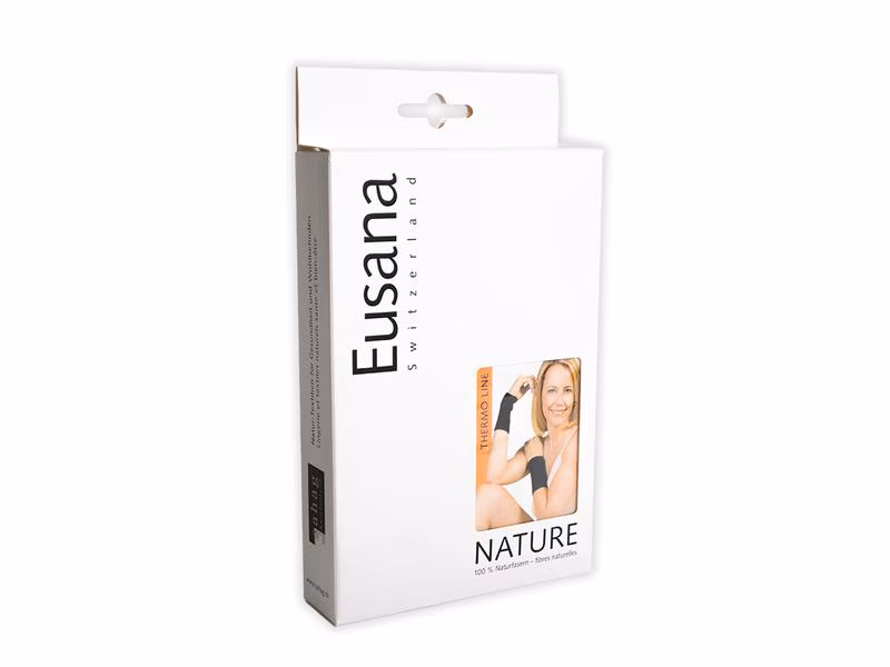 Eusana chauffe-poignets noir 1 paire