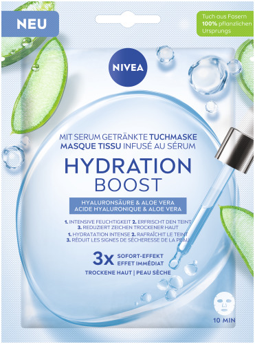 Masque en tissu Nivea Hydration Boost Btl Masque en tissu Nivea Hydration Boost Btl