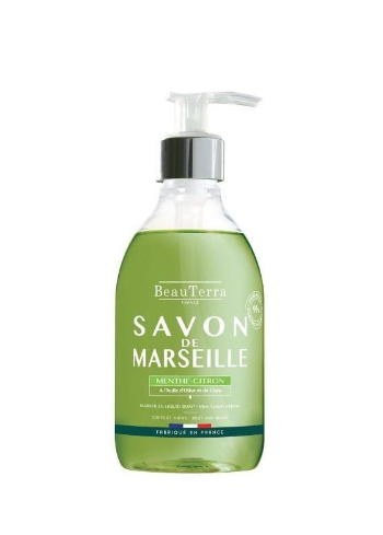 BeauTerra Flüss Savon de Marseille Menthe-Citron 300ml BeauTerra Flüss Savon de Marseille Menthe-Citron 300ml
