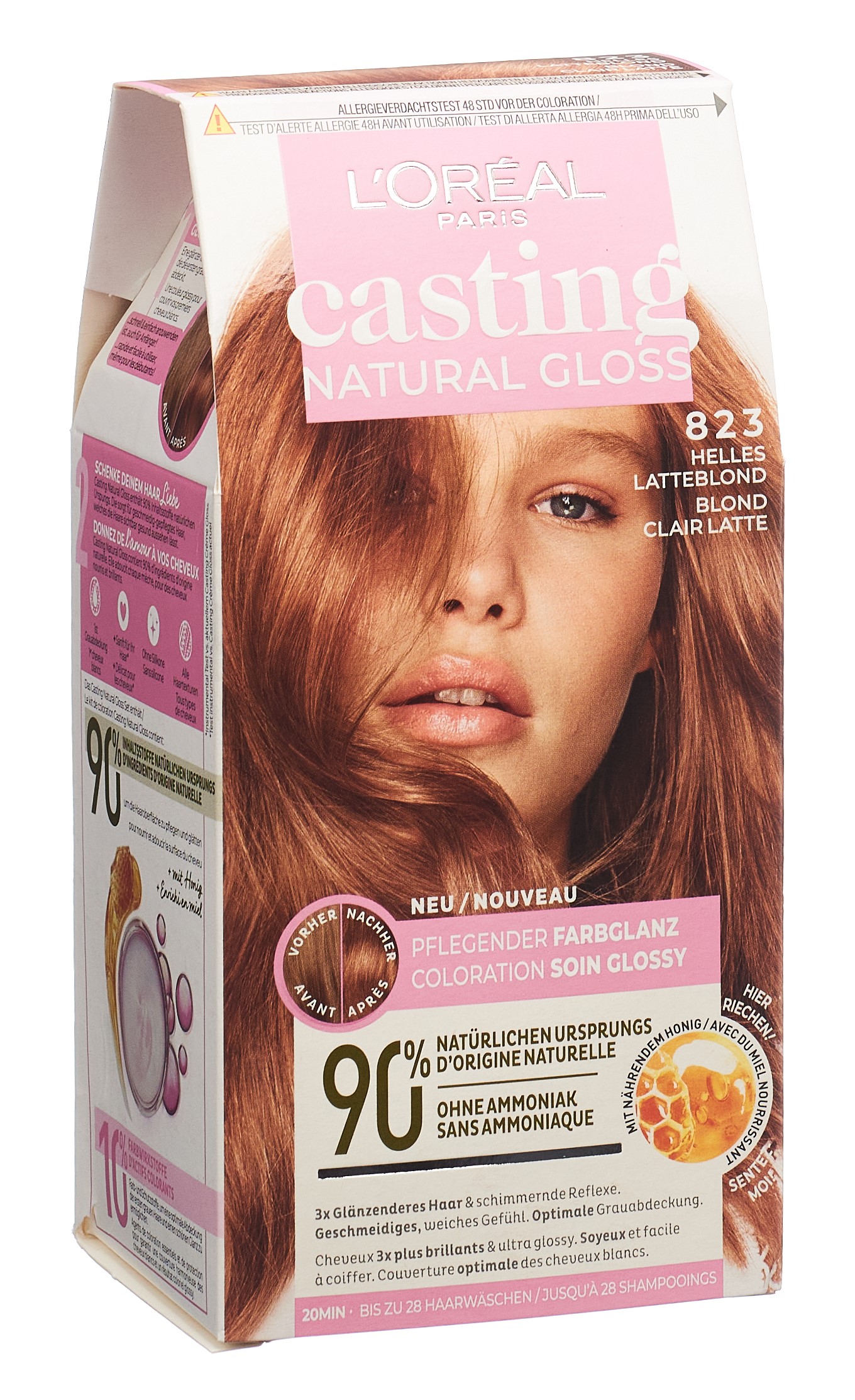L'Oréal Paris CASTING Coloration Natural Gloss 823 Blond clair Vanille