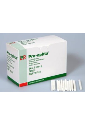 Coton-tiges oculaires Pro-ophta blancs stériles 20 Btl 20 pièces