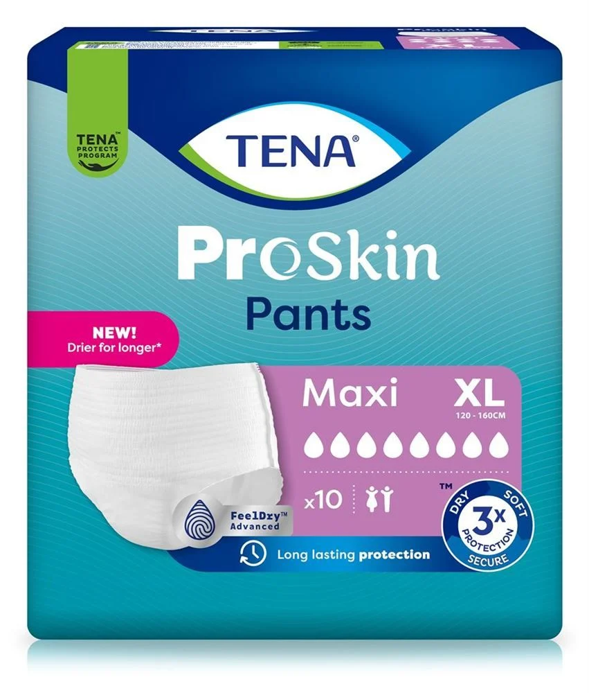 Tena Pants Maxi XL 120-160cm 10 pièces