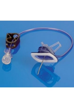 EZ HUBER Aiguille de sécurité 20Gx25mm avec ailette 25 pièces