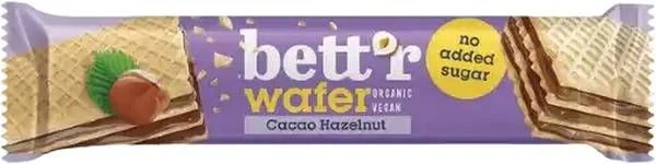 bett'r Gaufrette cacao noisette sans sucre 30g