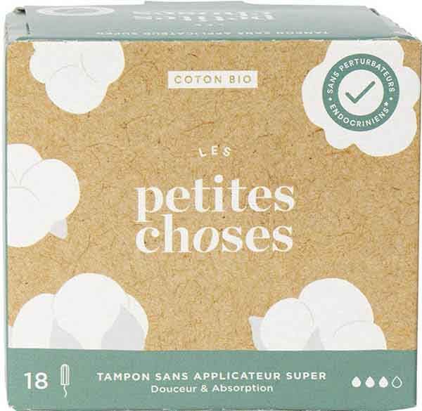 LES PETITES CHOSES Tampons super bio 18 pièces