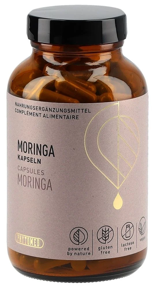 PHYTOMED Gélules de moringa en verre 180 pièces