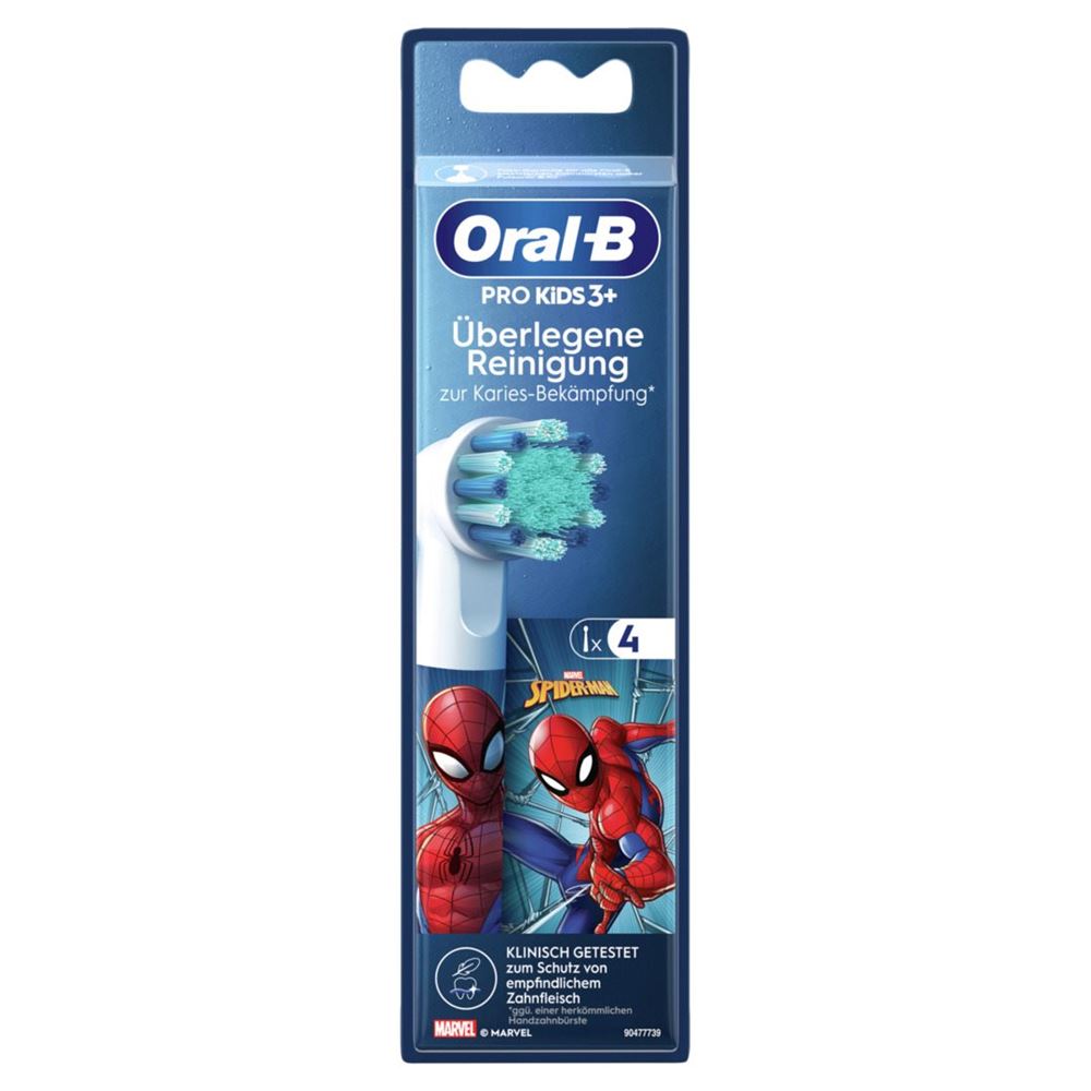 Brosses à dents Oral-B Kids Spiderman 4 pièces Brosses à dents Oral-B Kids Spiderman 4 pièces