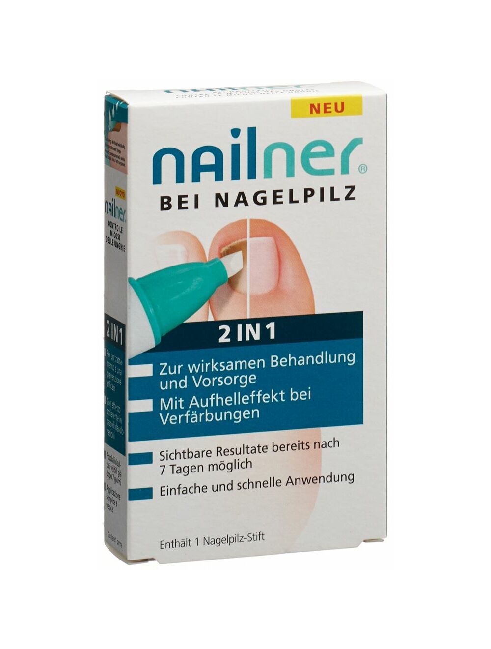 Nailner Stylo anti-mycose des ongles 2-en-1 Nailner Stylo anti-mycose des ongles 2-en-1