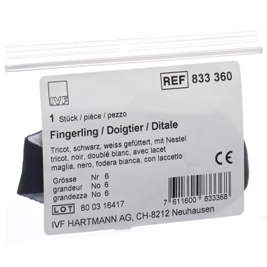 IVF Poucette Tricot Gr6 noir