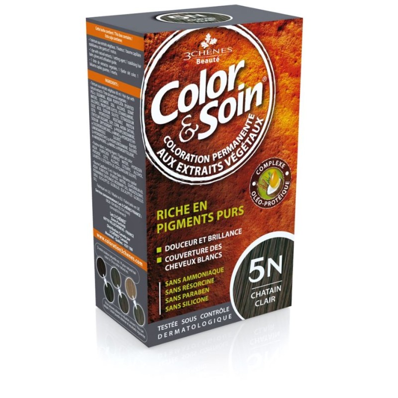 Color & Soin Coloration 5N châtain clair 135ml