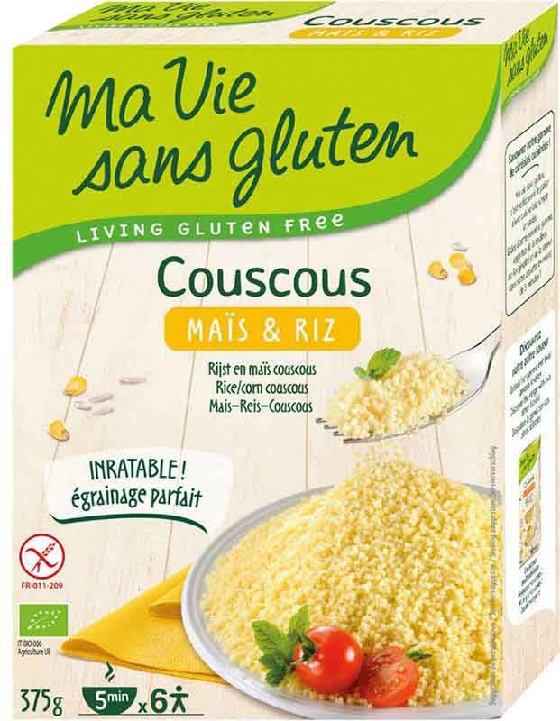 MA VIE S GLUT Couscous de maïs et de riz Btl 350g