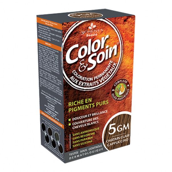 Color & Soin Coloration 5GM châtain clair cappuccino 135ml