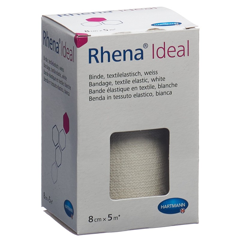 Bande élastique Rhena Ideal 8cmx5m blanche