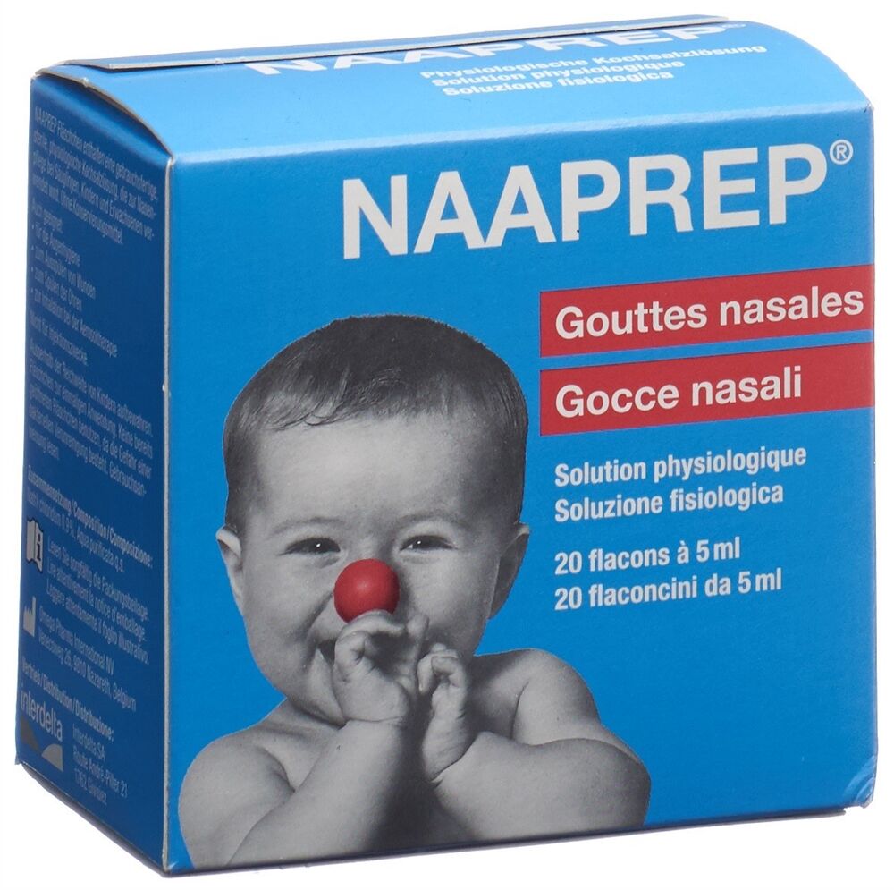 NAAPREP® gouttes nasales 20 x 5ml NAAPREP® gouttes nasales 20 x 5ml