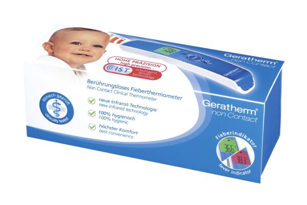 Geratherm non Contact Thermomètre médical infrarouge 1-3 secondes Geratherm non Contact Thermomètre médical infrarouge 1-3 secondes