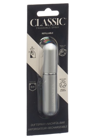 CLASSIC Spray parfumé rechargeable argenté