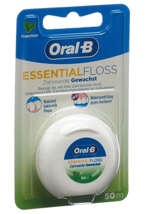 Oral-B Essentialfloss 50m menthe cirée Oral-B Essentialfloss 50m menthe cirée