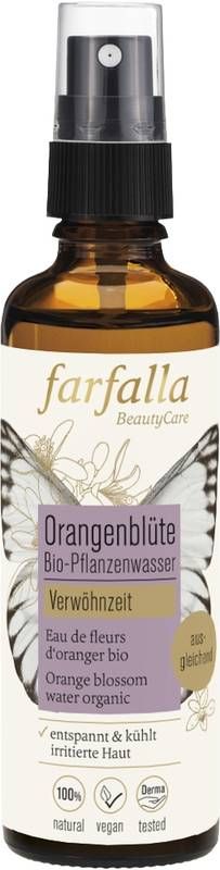 Eau végétale bio FARFALLA Fleur d'oranger Spr 75ml Eau végétale bio FARFALLA Fleur d'oranger Spr 75ml