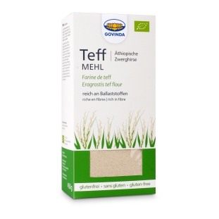 GOVINDA Farine de teff bio 450g GOVINDA Farine de teff bio 450g