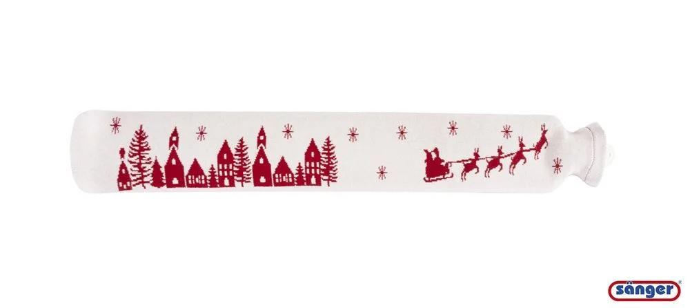 SÖNGER bouillotte Naturkau Longi 2.5l tricot Xmas