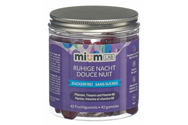 MiumLab Gommes Nuit Tranquille 42 pièces MiumLab Gommes Nuit Tranquille 42 pièces