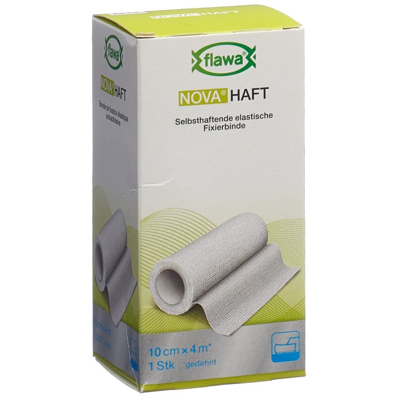 Bande de gaze cohésive Flawa Nova Haft 10cmx4m