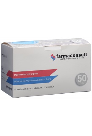 Farmaconsult masque médical à usage unique type IIR VB bleu 30 pièces