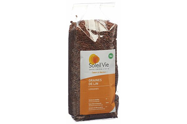 Soleil Vie Graines de lin complètes bio 500g