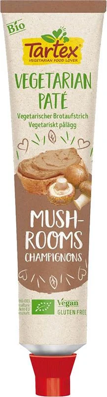 Tartex Pâte à tartiner aux champignons bio Tb 200g