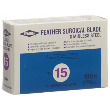 Lames de scalpel Feather ster n° 15 100 pièces