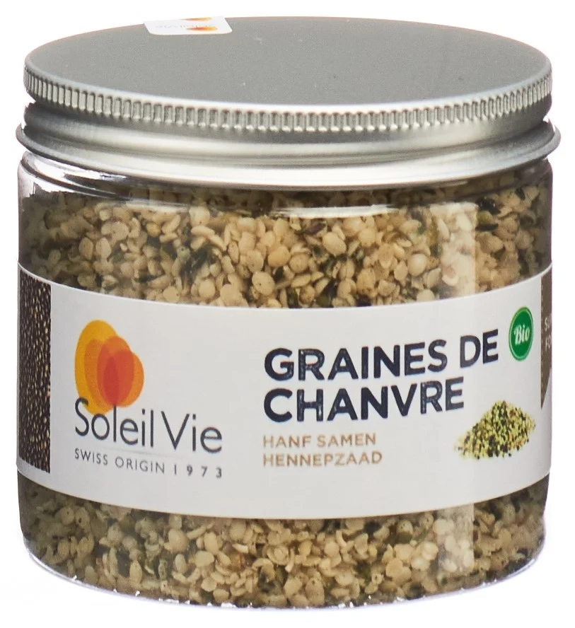 Soleil Vie Graines de chanvre bio Ds 120g