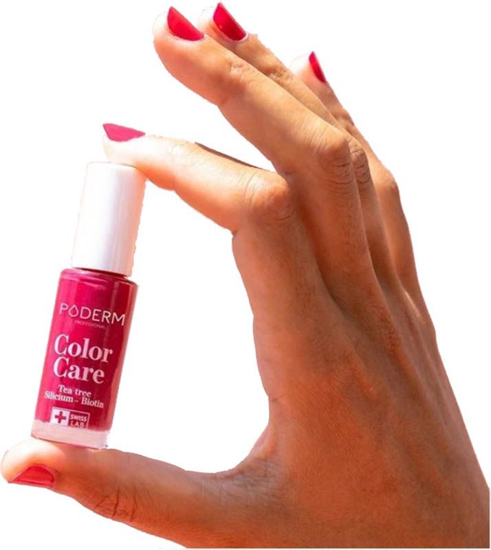 PODERM Vernis Color Care 797 Rouge Rose 8ml