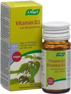 A. Vogel Vitamine D3 avec ortie comprimés 180 pièces