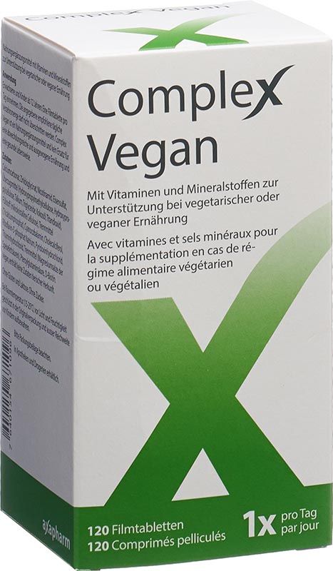 Complex Vegan Comprimés pelliculés 120 pièces Complex Vegan Comprimés pelliculés 120 pièces