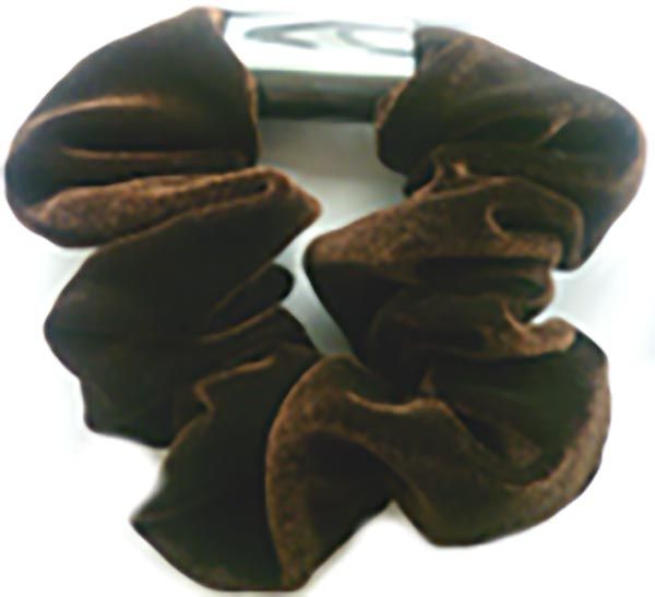 HERBA Scunci 9cm velours brun