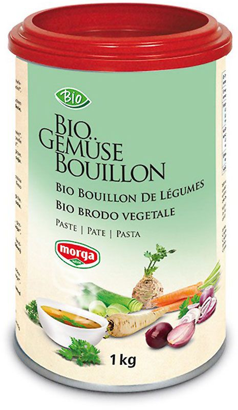 Morga Bouillon de légumes en pâte bio 1000g Morga Bouillon de légumes en pâte bio 1000g