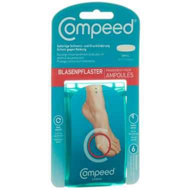 Compeed® Pansement Ampoule S 6 pièces Compeed® Pansement Ampoule S 6 pièces