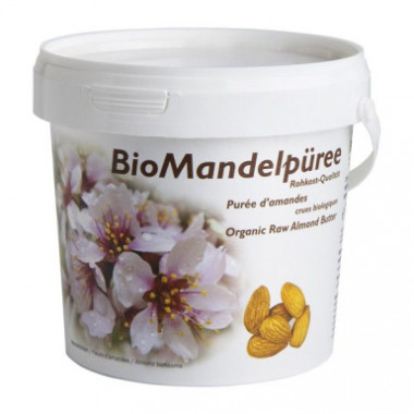 Purée d'amandes Soyana qualité crudité bio 1kg Purée d'amandes Soyana qualité crudité bio 1kg