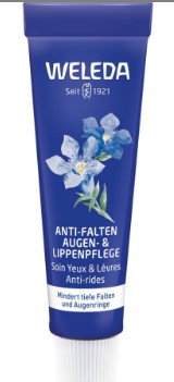 Soin Anti-Rides Yeux et Lèvres Weleda Gentiane bleue & Edelweiss Tube 10ml Soin Anti-Rides Yeux et Lèvres Weleda Gentiane bleue & Edelweiss Tube 10ml